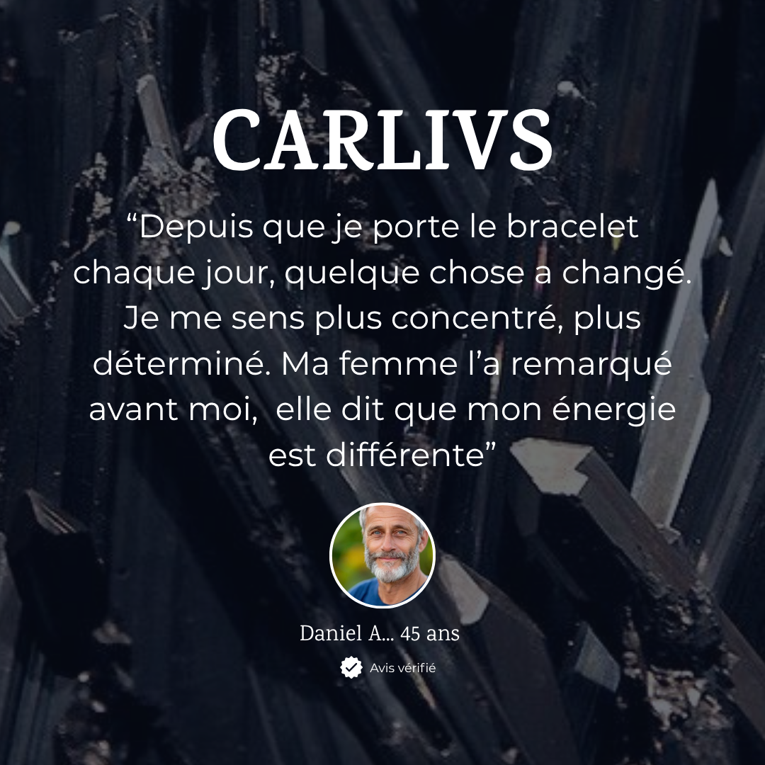 Bracelet Carlivs™ en Hématite