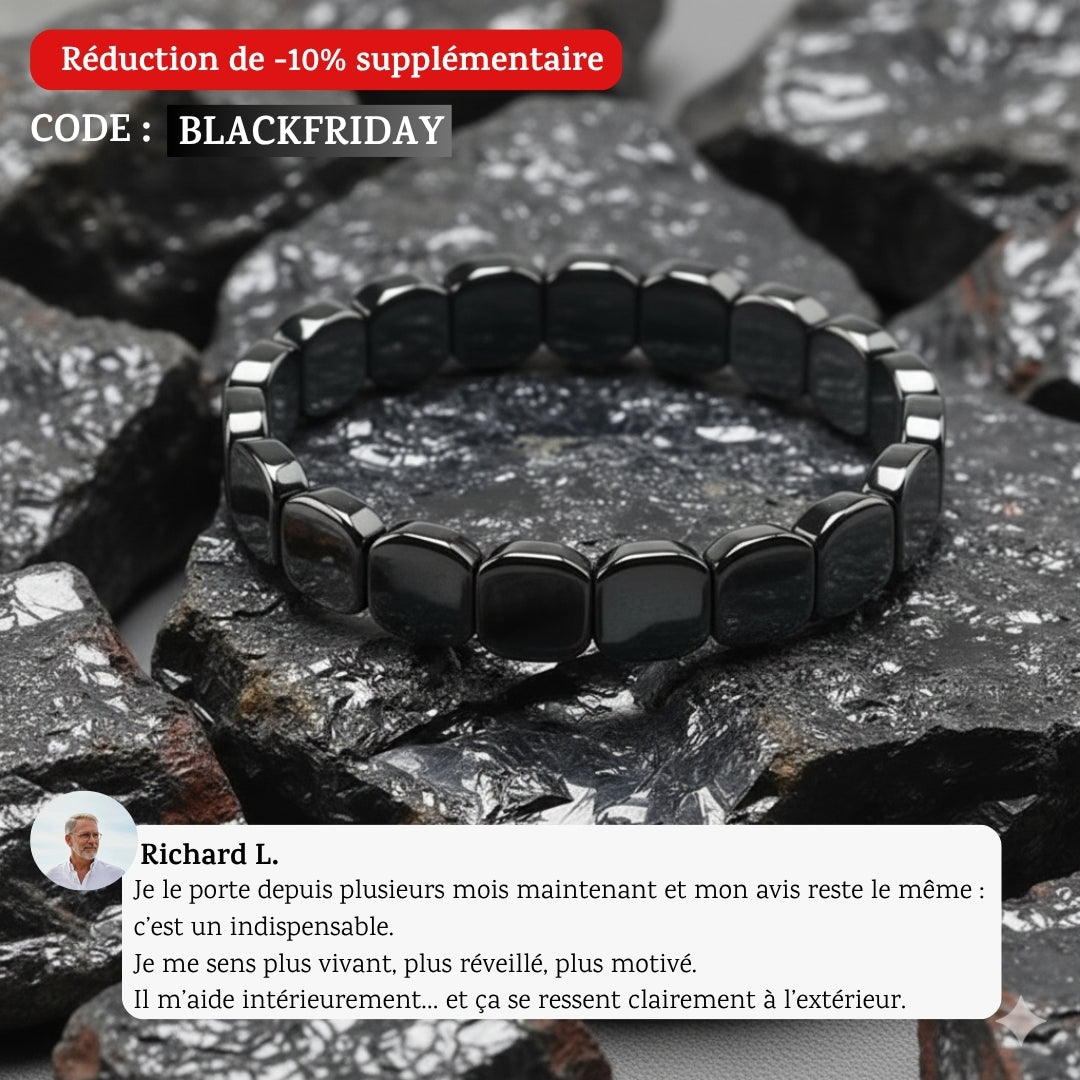 Bracelet Carlivs™ en Hématite