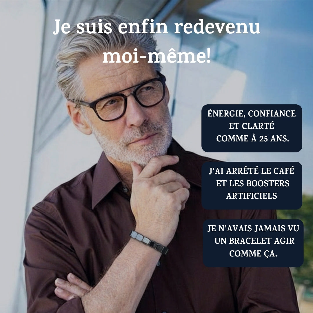 Bracelet Carlivs™ en Hématite