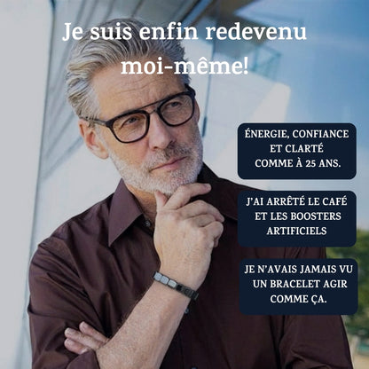 Bracelet Carlivs™ en Hématite