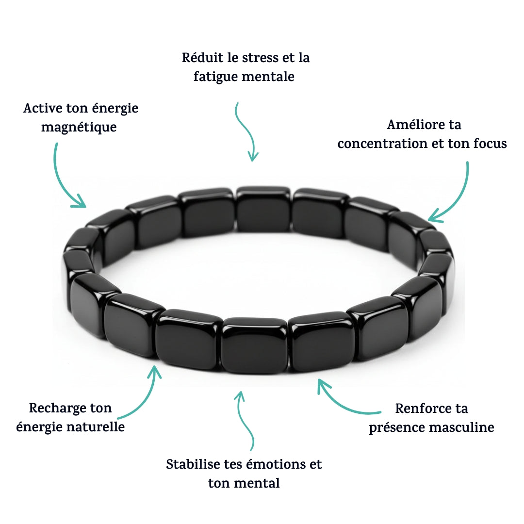 Bracelet Carlivs™ en Hématite